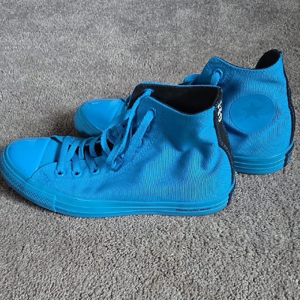 Converse OPI Monochrome Blue High-tops